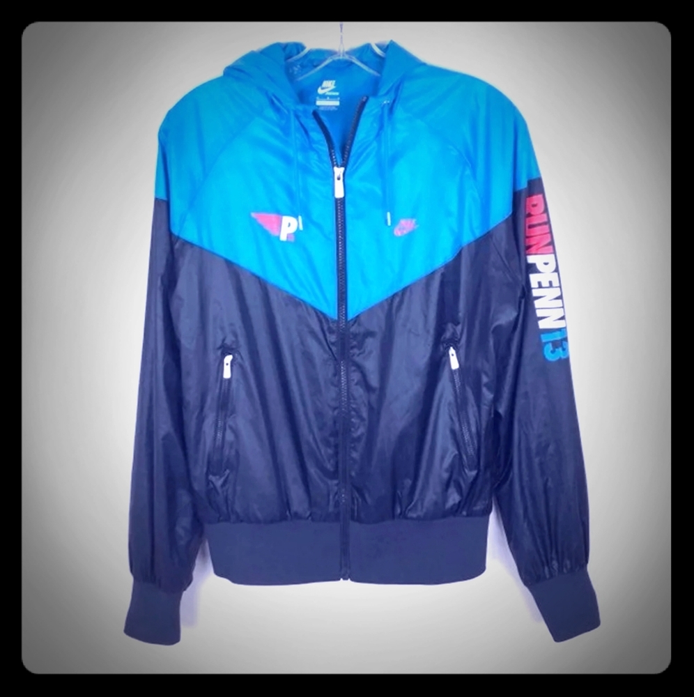 SM Nike performance windrunner Royal blue& black